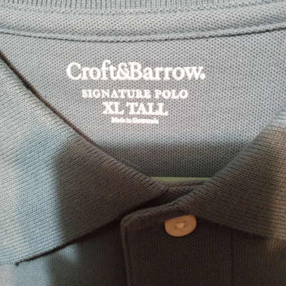 NWT Croft & Barrow Easy Care Men's sz XL Tall Polo - Picture 3 of 7